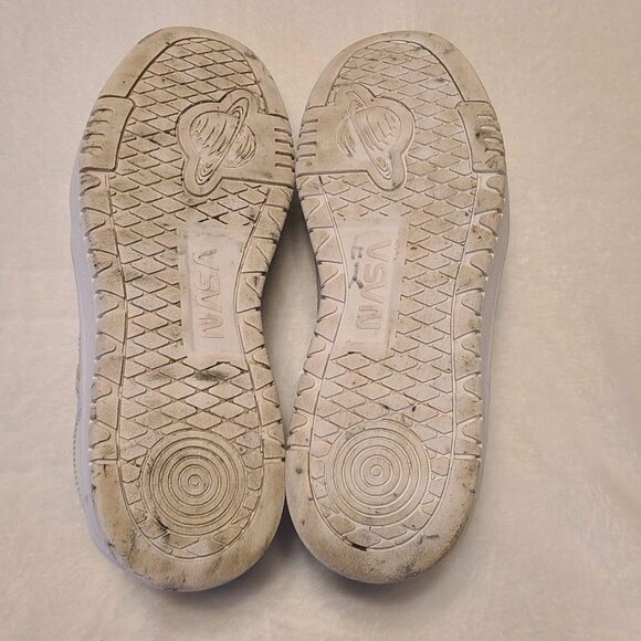 NASA Captain Shoes Retro Reflective Silver Gray White Size 8.5 M - Picture 5 of 14